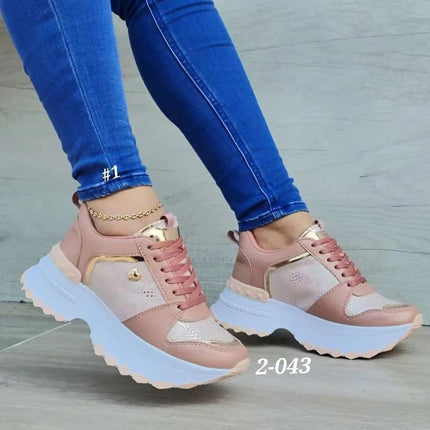 Women's Fashion Heel Lifted Sneakers