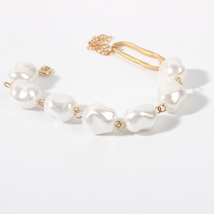 Baroque irregular pearl bracelet