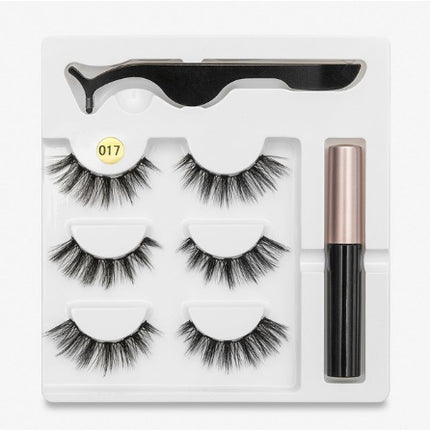 A Pair Of False Eyelashes With Magnets