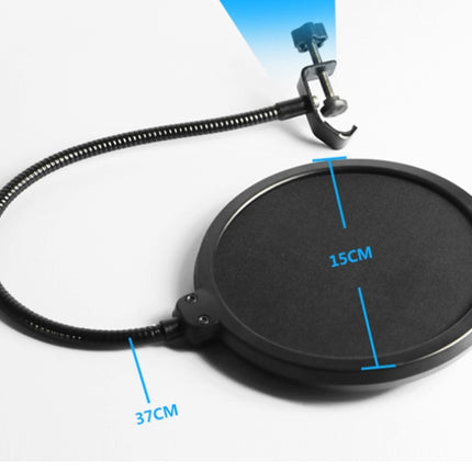 Microphone anti-spray shock mount