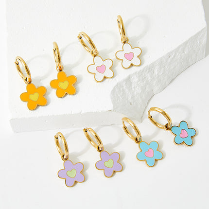 Women's Alloy Cute Colorful Oil Necklace Earrings