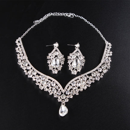 Alloy diamond bridal set accessories