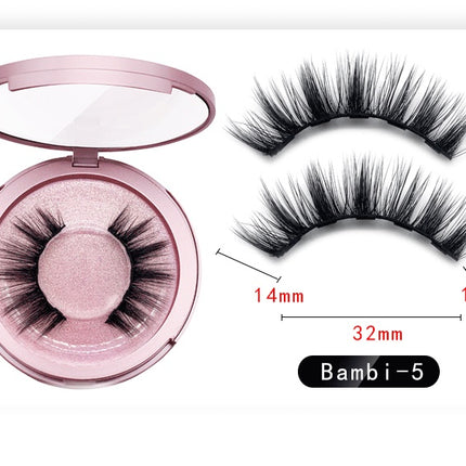 Natural Long Lasting Magnetic Liquid Eyeliner & Magnetic False Eyelashes & Tweezer Set Make up Set