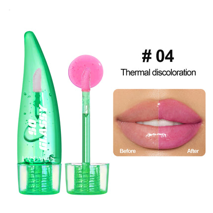 Color-changing Lip Gloss Pearlescent Mirror Glass Transparent