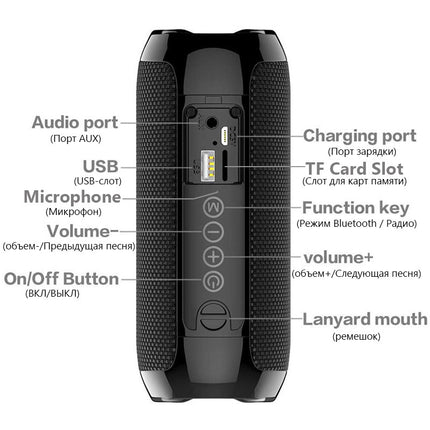 Portable portable multifunctional blue-tooth speaker