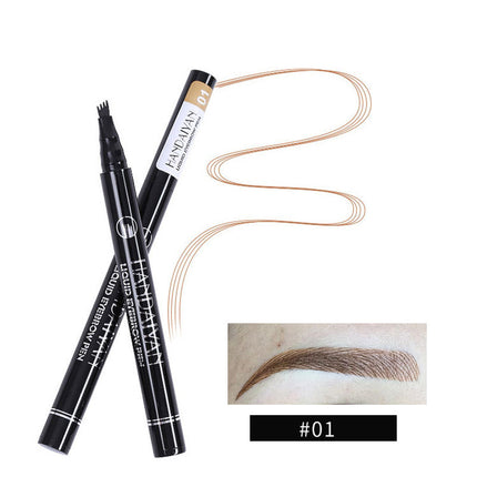 Four-head Eyebrow Pencil Liquid Eyebrow Pencil Tattoo