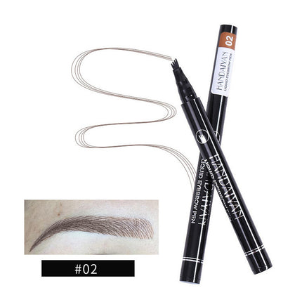 Four-head Eyebrow Pencil Liquid Eyebrow Pencil Tattoo