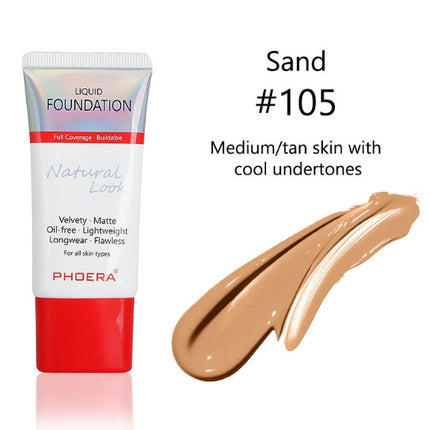 Matte Silky Tube Liquid Foundation