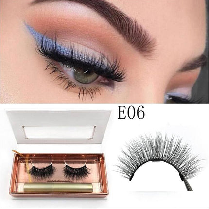 Magnetic Eyeliner magnet false eyelash three magnetization glue free