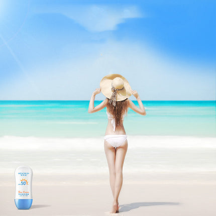 Sunscreen Face Whole Body Isolation Anti-ultraviolet Refreshing Oil-free Waterproof And Sweatproof