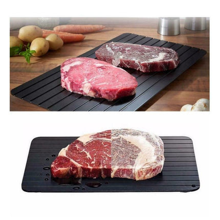 Fast Defrost Tray Fast Thaw Frozen Food Meat Fruit Quick Defrosting Plate Board Defrost Tray