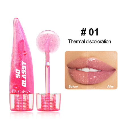 Color-changing Lip Gloss Pearlescent Mirror Glass Transparent