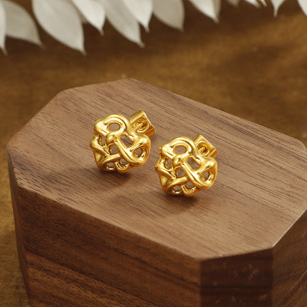 Winding Heart Stainless Steel Studs Female