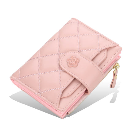 Women's Short Multiple Card Slots Zipper Wallet