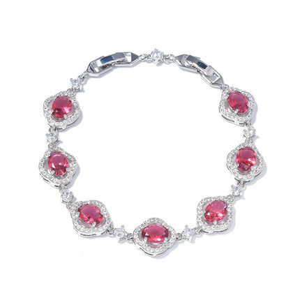 Women's Colorful Zircon Bracelet