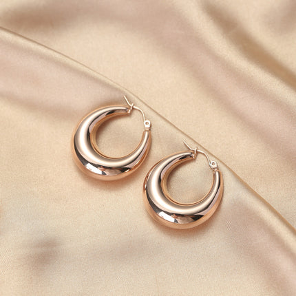 18K Vacuum Gold Plated Stainless Steel Earrings