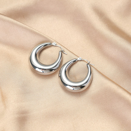 18K Vacuum Gold Plated Stainless Steel Earrings