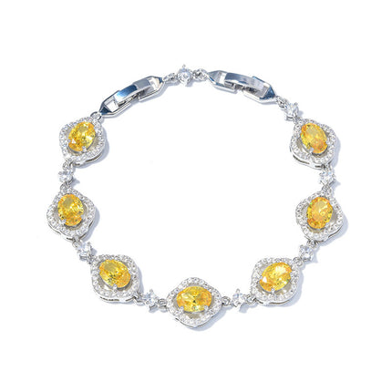 Women's Colorful Zircon Bracelet