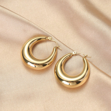 18K Vacuum Gold Plated Stainless Steel Earrings