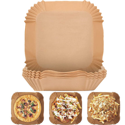 Air Fryer Disposable Paper Liners Parchment Paper Liner Non-Stick Air Fryer Paper Pads Oil Resistant