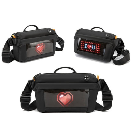 Led Waist Crossbody Cool Design Sports Chest Bag