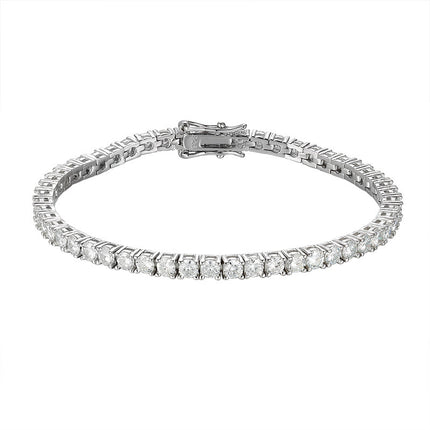 Moissanite Bracelet Tennis Chain S925 Sterling Silver