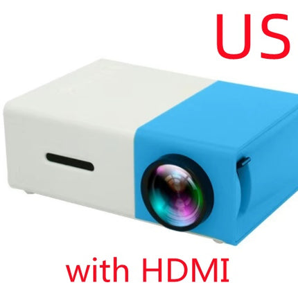 Portable Projector 3D Hd Led Home Theater Cinema HDMI-compatible USB Audio Projector Yg300 Mini Projector