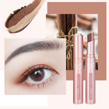 Waterproof And Sweat-proof Gradient Two-color Lazy Eyeshadow Stick