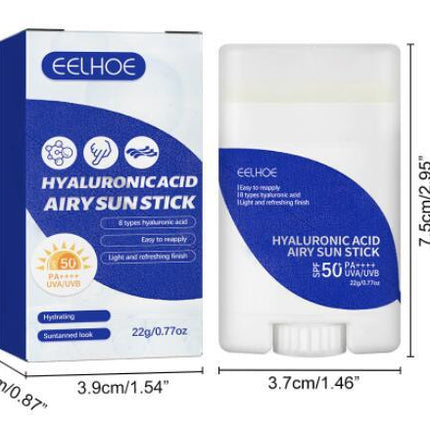 Lightweight Freshing And Moistrurizing Waterproof SPF50 Hyaluronic Acid Sun Block Stick