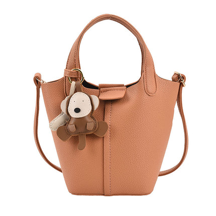 Crossbody Popular Women's Texture Portable Bucket Bag