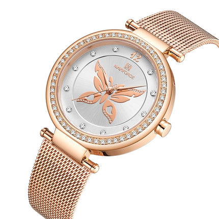 Simple Fashion Watch With Net