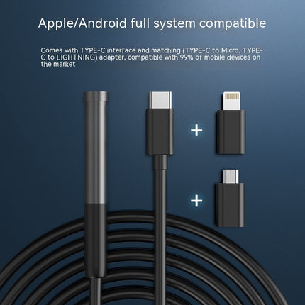 Single & Double Lens HD Industrial Pipe Endoscope Support Three-in-one Mobile Phone Endoscope