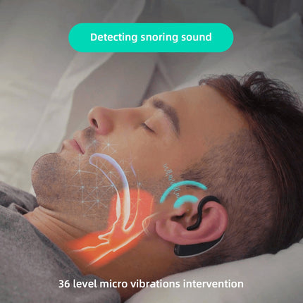 24 Hours Bluetooth Anti-snoring Device Charge Snore Earset Snore Stopper Sleeping Aid Snoring Analyzes Sleep Datas Good Sleep