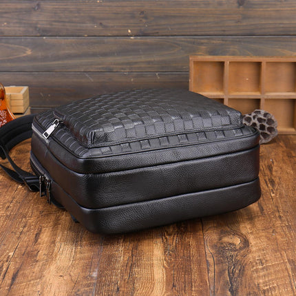 Large Capacity Genuine Leather Fashion High-grade Men's Bag