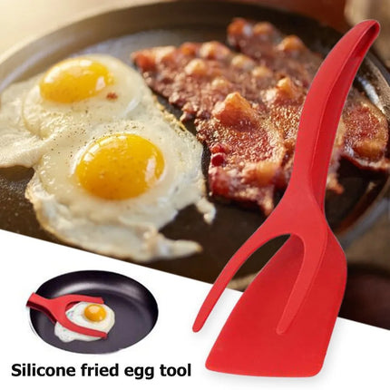 2 In 1 Grip And Flip Egg Spatula Omelet Overturned