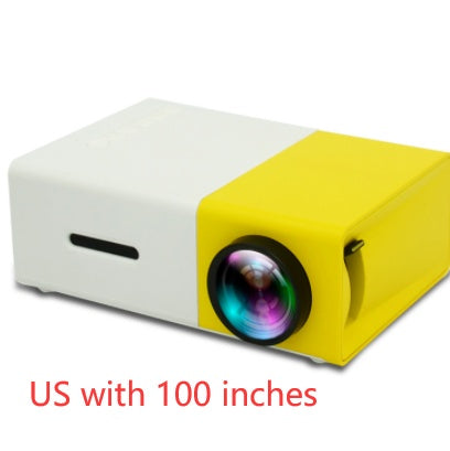 Portable Projector 3D Hd Led Home Theater Cinema HDMI-compatible USB Audio Projector Yg300 Mini Projector