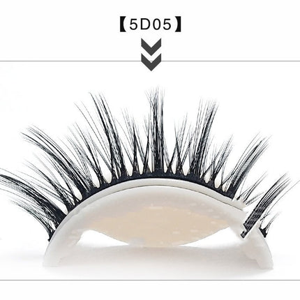 Glue-free Self-adhesive Strip 5d False Eyelashes